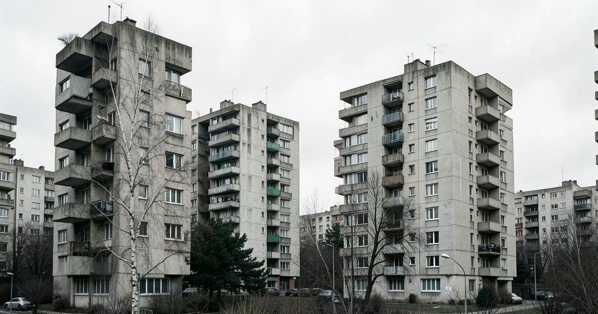 Immeubles collectifs des quartiers périphériques à Bourges